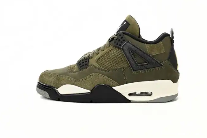 Official Maikesneakers Jordan Air 4 Olive Craft Medium FB9927-200 0605